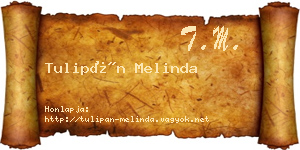 Tulipán Melinda névjegykártya